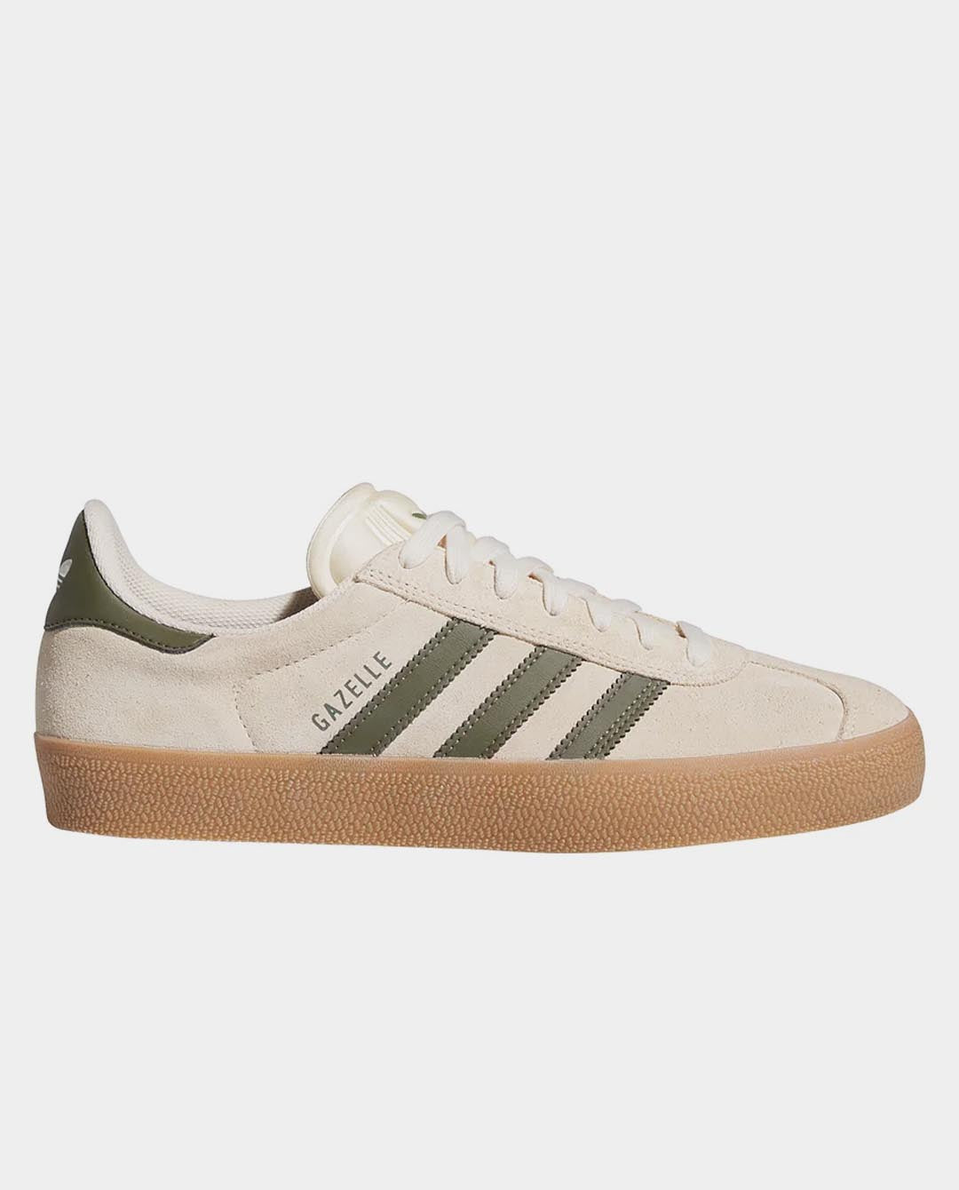 Adidas Gazelle Shoe Ecru Olive