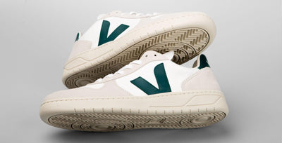 Veja V-10 B-Mesh in White/Brittany