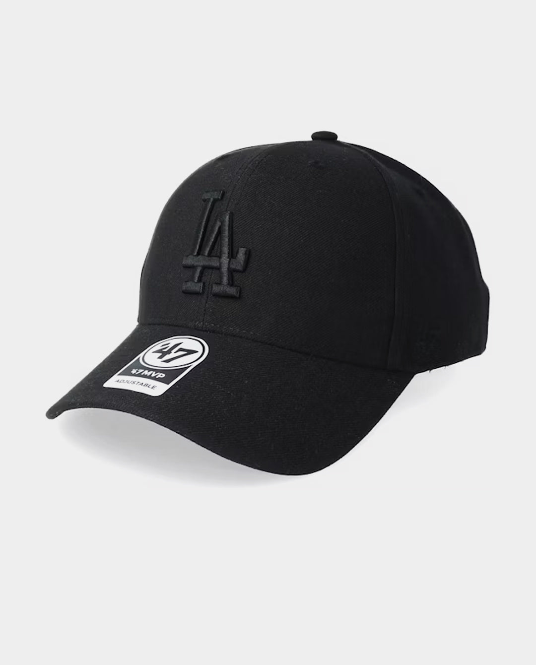 47 Brand - LA Dodgers ’47 MVP Snapback Hat - Black/Black Hats 47 Brand