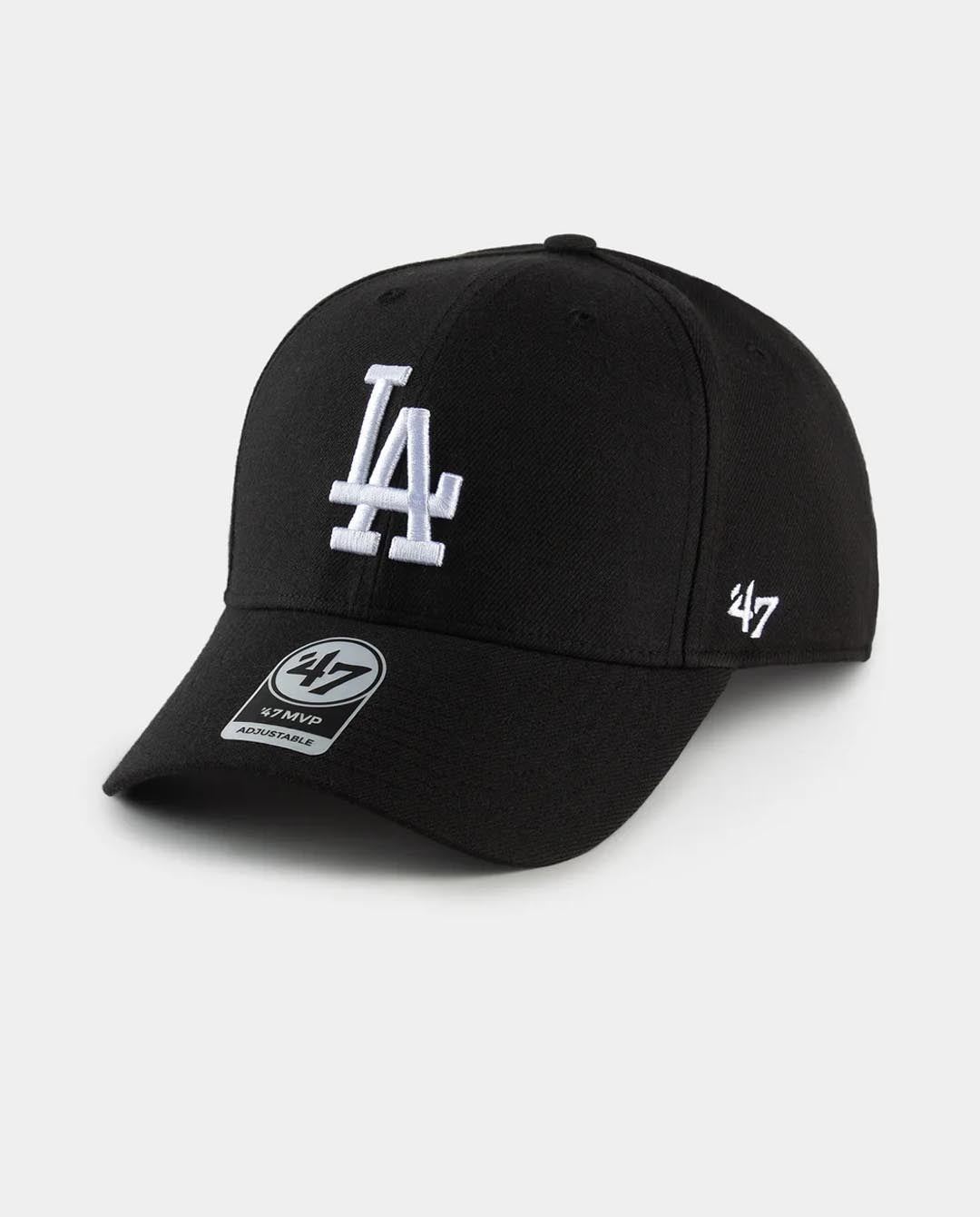 47 Brand - LA Dodgers ’47 MVP Snapback Hat - Black/White Hats 47 Brand