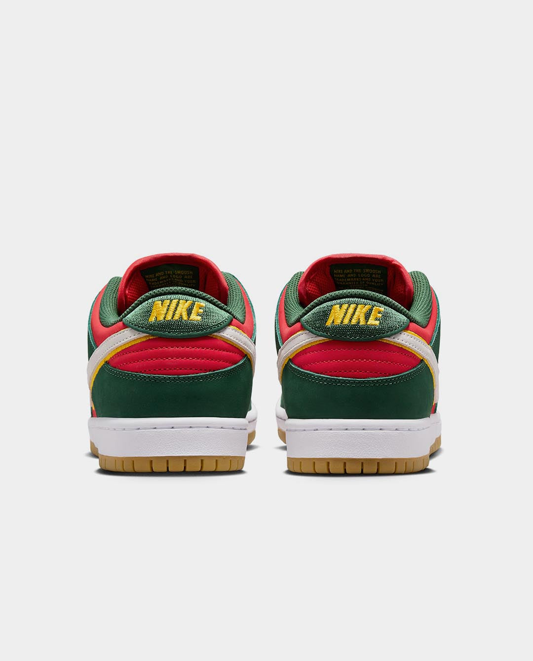 Nike SB - Dunk Low PRM Seattle Supersonics Shoe - Fir/Red Shoes Nike