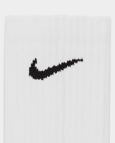 Nike - Everyday Cushioned Crew 6pk Sock - White Socks Nike