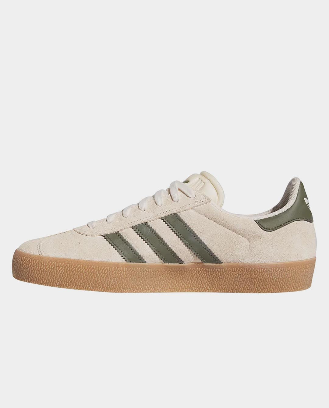 Adidas Gazelle Shoe Ecru Olive