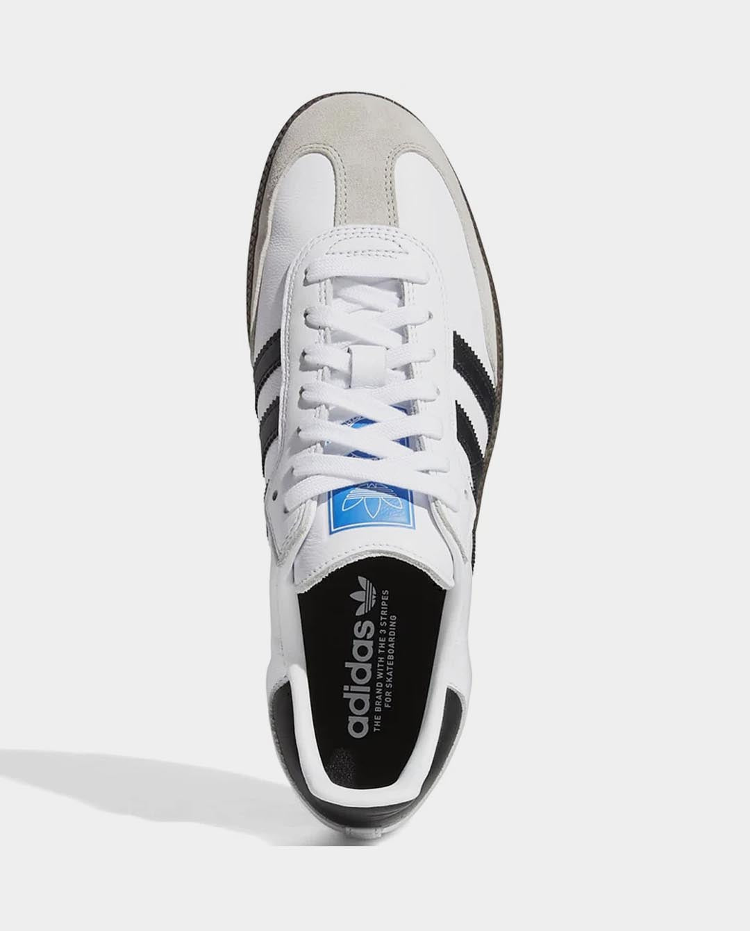 Adidas - Samba Shoe - White/Black/Gum Shoes Adidas   