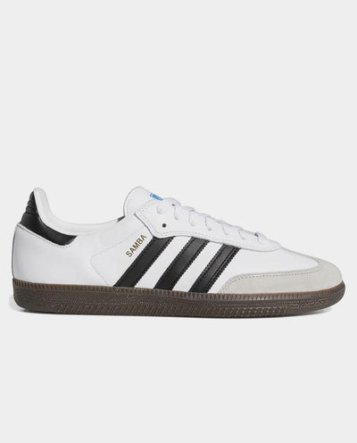 Adidas - Samba Shoe - White/Black/Gum Shoes Adidas   