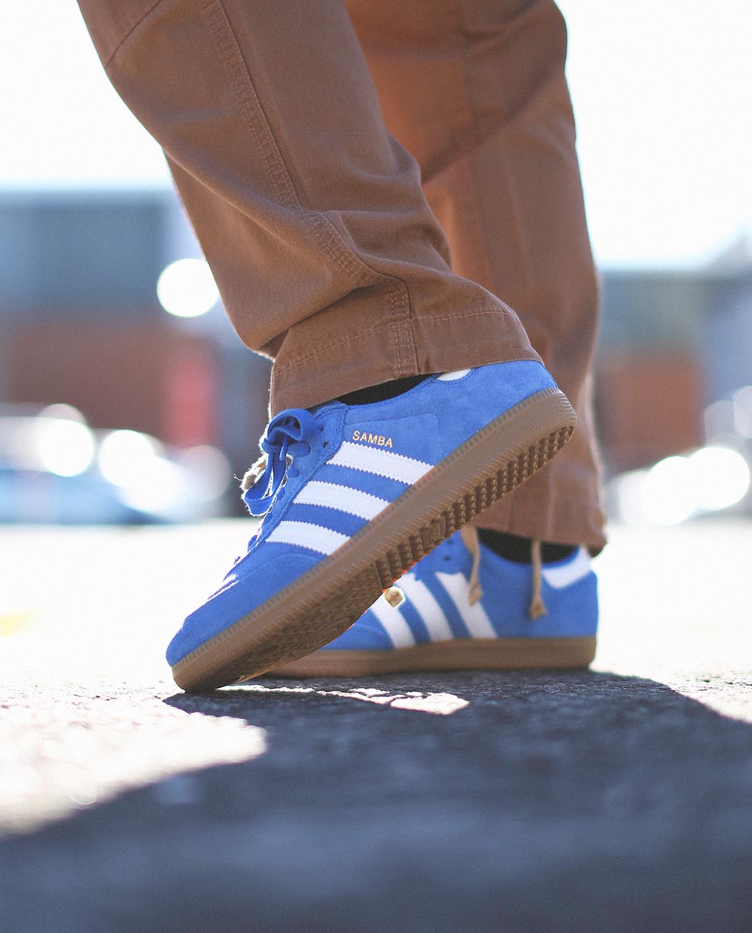 Adidas samba adv blue online