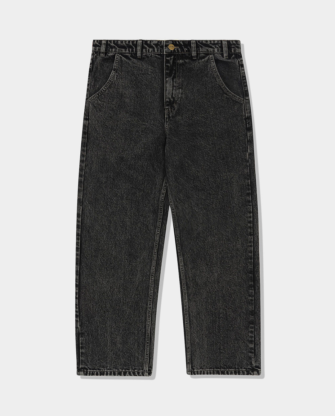 Butter Goods - Alpine Denim Jeans - Distressed Black Pants Butter Goods