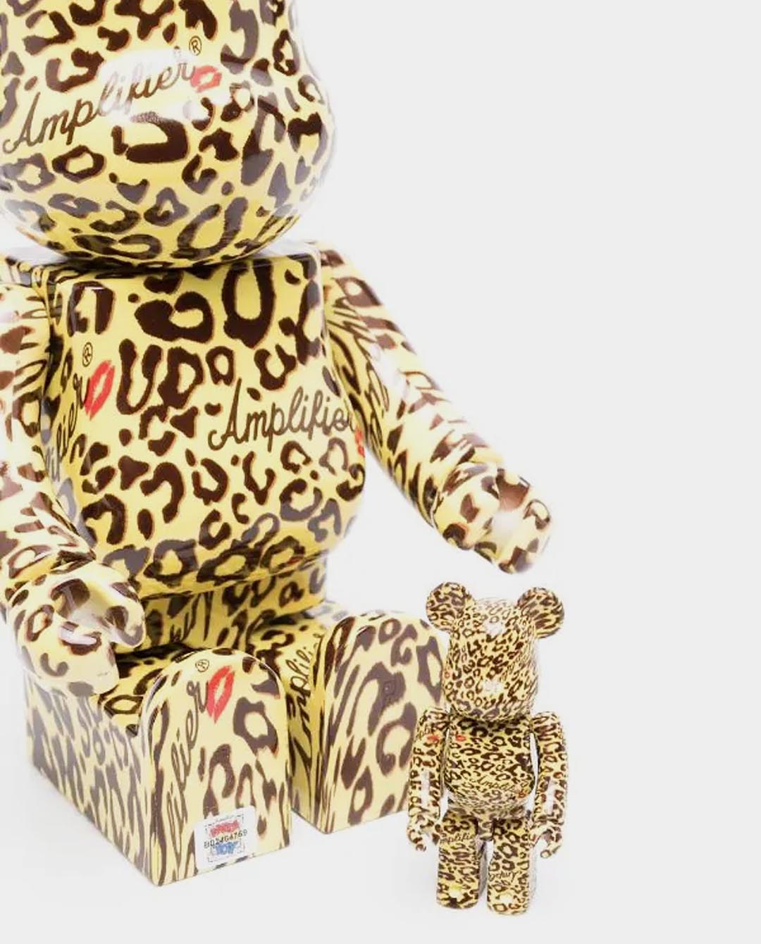 BE@RBRICK - Amplifier 400% & 100% Set - Leopard Print Lifestyle Medicom   