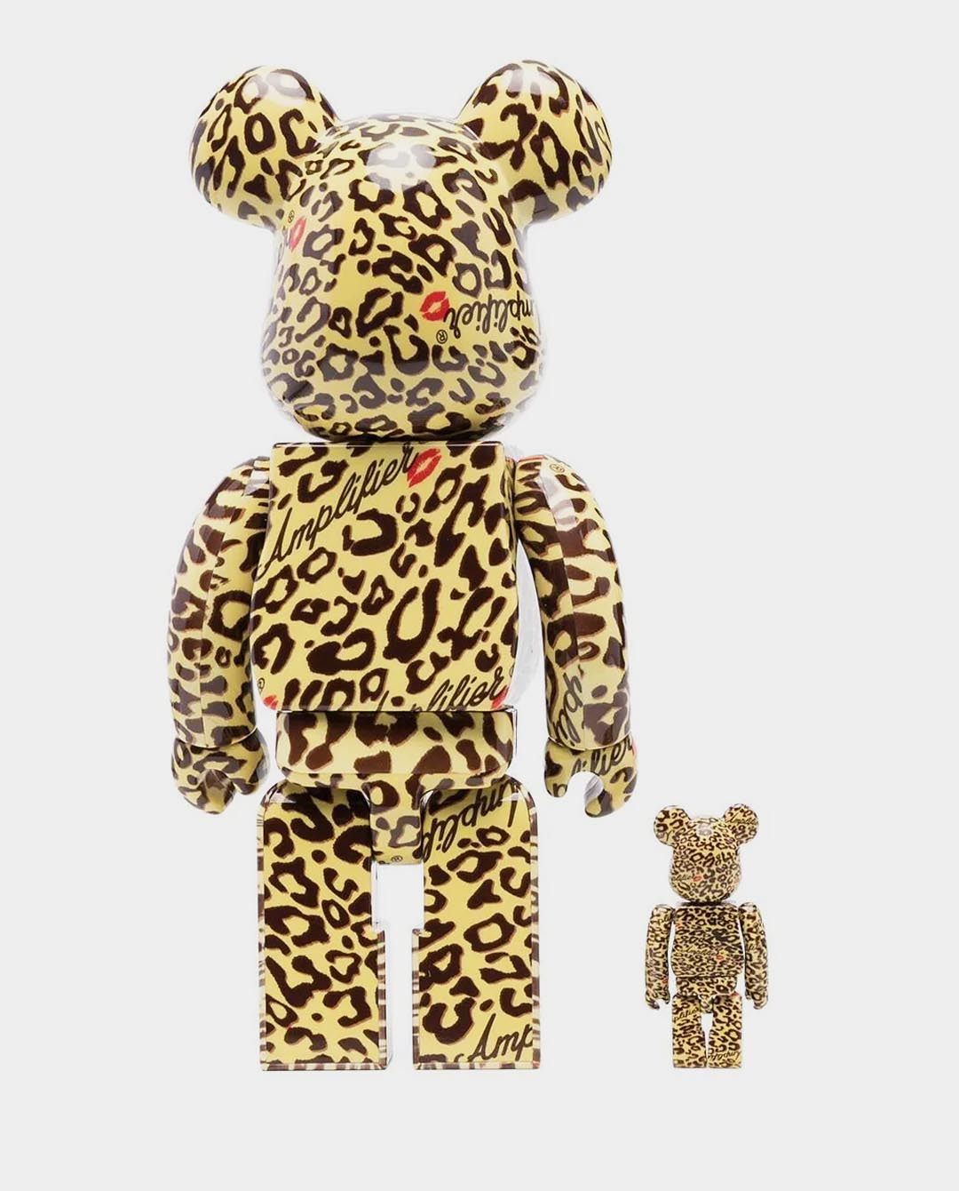 BE@RBRICK - Amplifier 400% & 100% Set - Leopard Print Lifestyle Medicom   