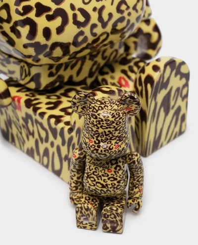 BE@RBRICK - Amplifier 400% & 100% Set - Leopard Print Lifestyle Medicom   