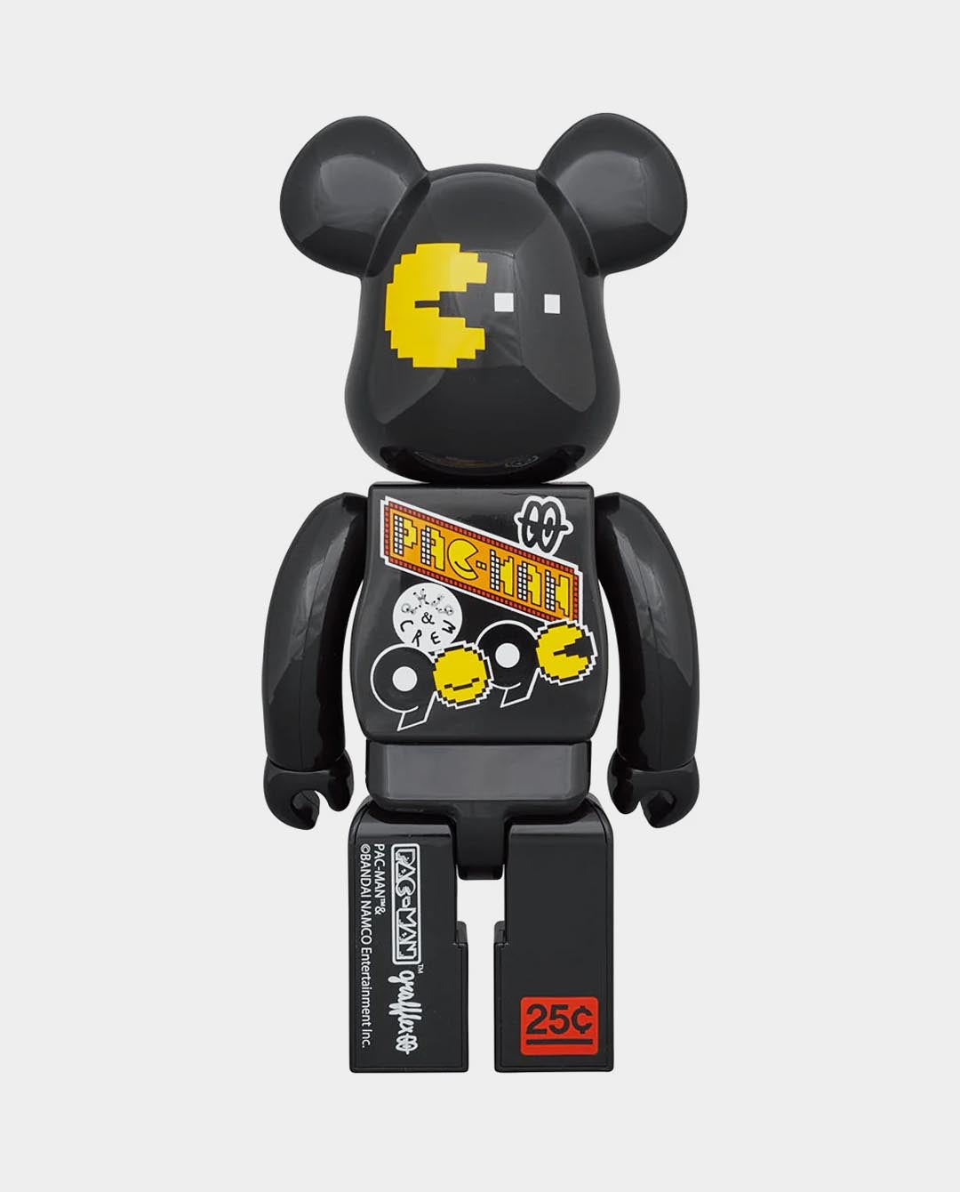 BE@RBRICK - Pac-Man x Grafflex 400% & 100% Set - Leopard Print Lifestyle Medicom   