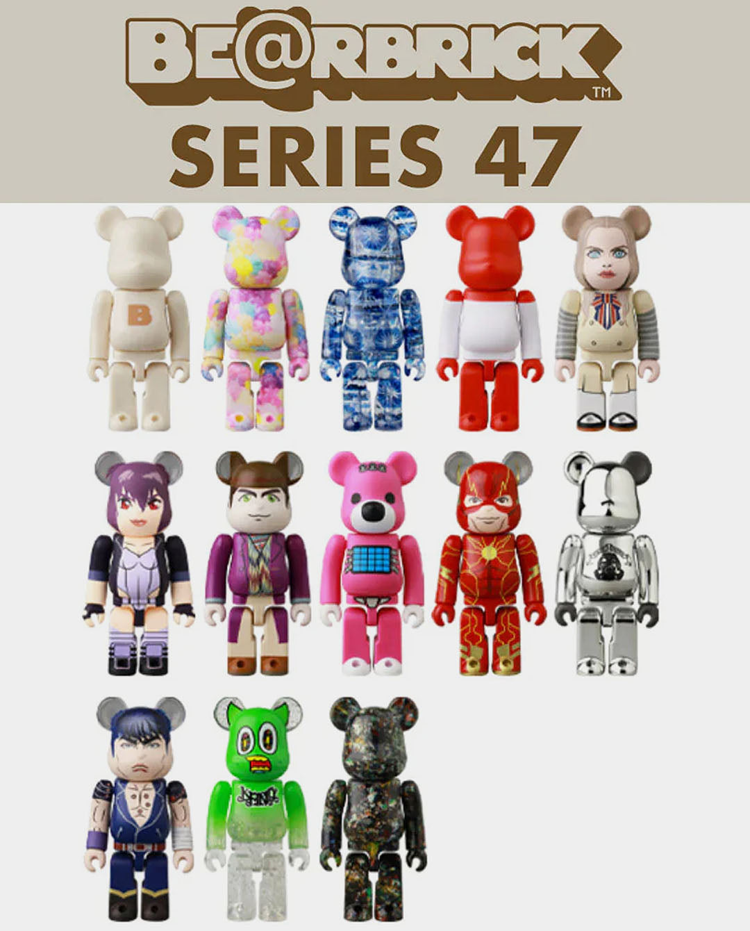 Medicom Toy - BE@RBRICK Series 47 Blind Box 100% Lifestyle Medicom   