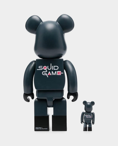 BE@RBRICK - Squid Game Frontman 400% & 100% Set - Black Lifestyle Medicom   