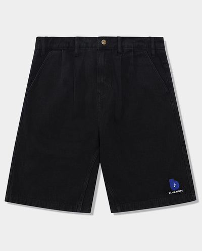 Butter Goods x Blue Note - Denim Shorts - Washed Black Shorts Butter Goods   