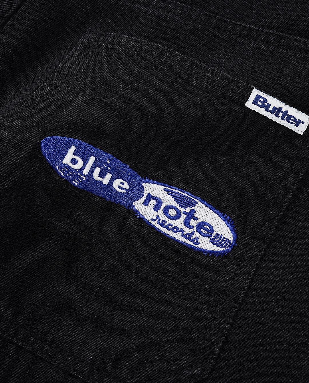 Butter Goods x Blue Note - Denim Shorts - Washed Black Shorts Butter Goods   