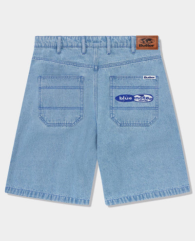 Butter Goods x Blue Note - Denim Shorts - Washed Blue Shorts Butter Goods   