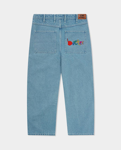 Butter Goods - Art Denim Jeans - Mid Blue Pants Butter Goods   