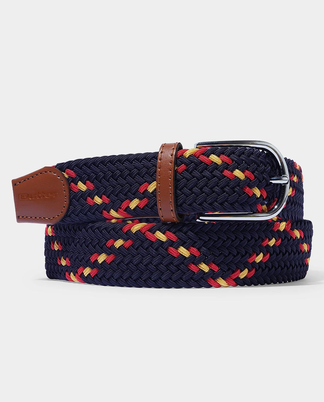 Butter Goods - Braided Belt - Navy Belts Butter Goods   