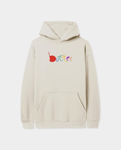 Butter Goods - Art Pullover Hood - Cream Hoodies Butter Goods   