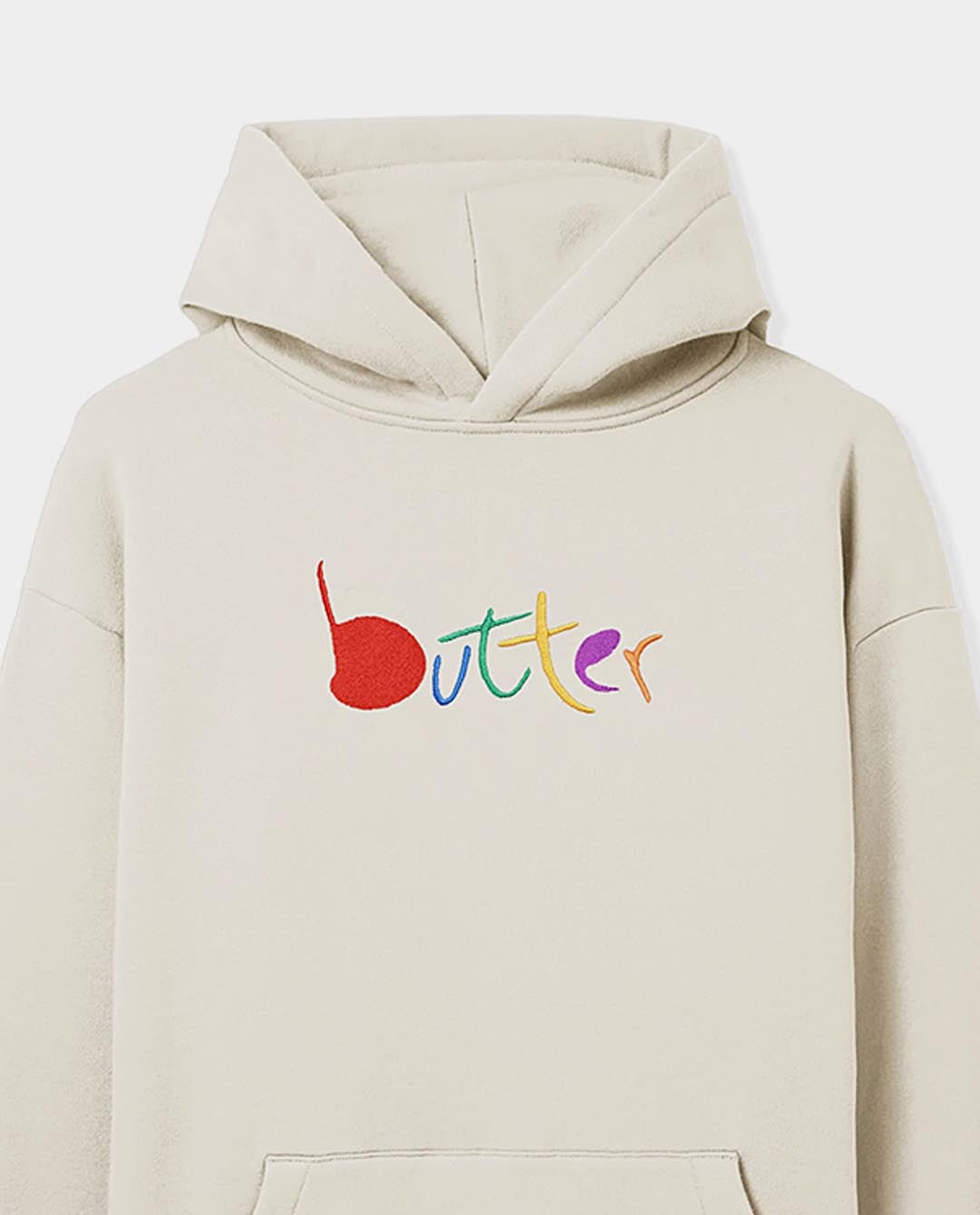 Butter Goods - Art Pullover Hood - Cream Hoodies Butter Goods   