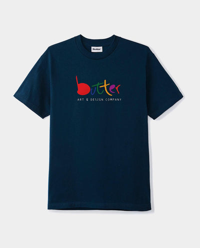 Butter Goods - Art T-Shirt - Navy T-Shirts Butter Goods   