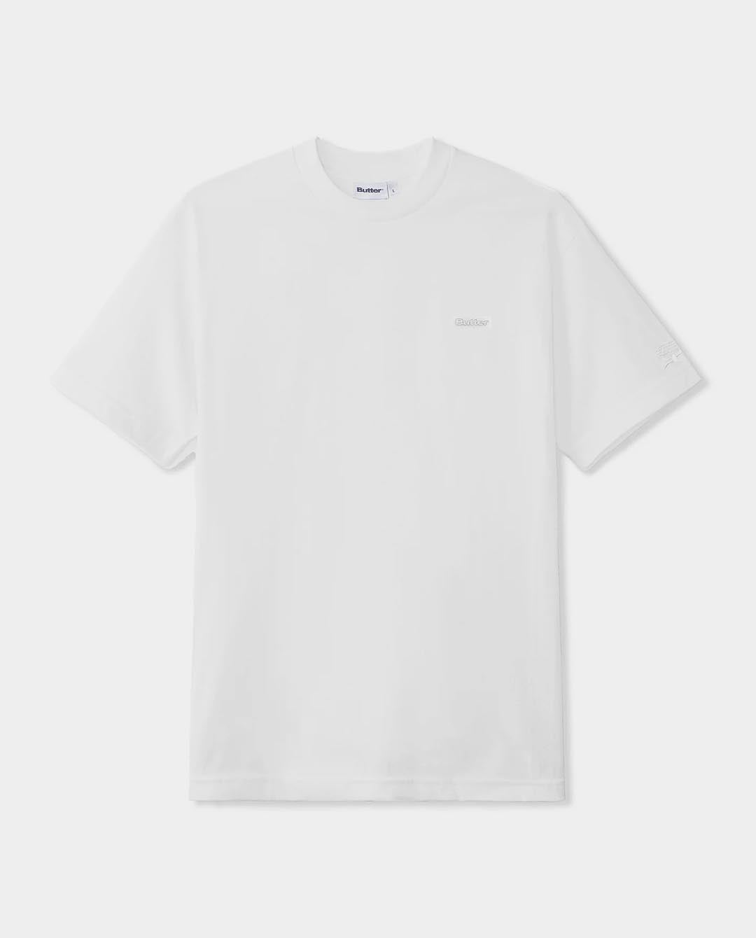 Butter Goods - Basic T-Shirt - White T-Shirts Butter Goods