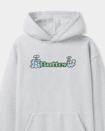 Butter Goods - Bugs Logo Hood - Ash Hoodies Butter Goods   