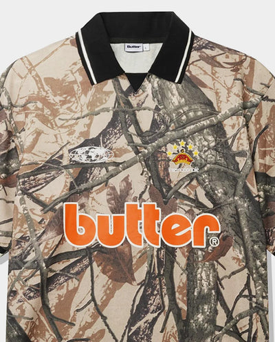 Butter Goods - Foliage Camo Jersey - Tan T-Shirts Butter Goods   