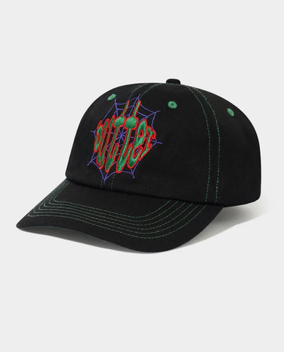 Butter Goods - Frenzy 6 Panel Hat - Black Hats Butter Goods   