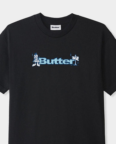 Butter Goods - Quest Logo T-Shirt - Black T-Shirts Butter Goods   