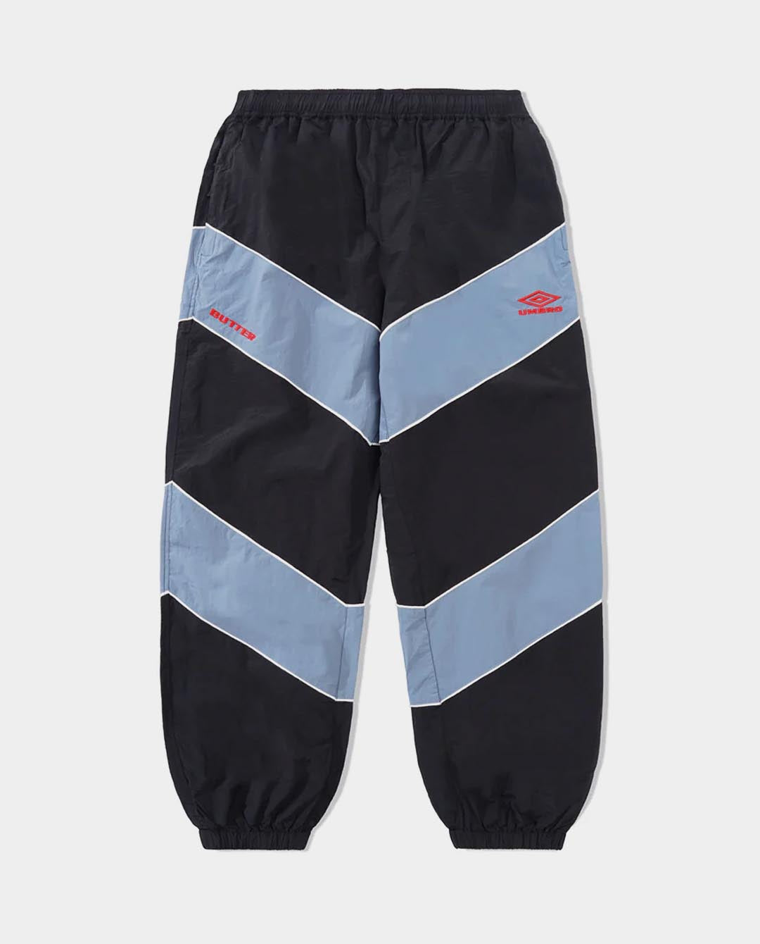 Butter Goods x Umbro - Diamond Tracksuit Pants - Black/Slate Pants Butter Goods   