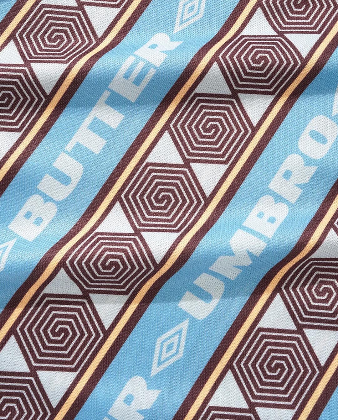 Butter Goods x Umbro - Vert Jersey - Sky/Brown T-Shirts Butter Goods   