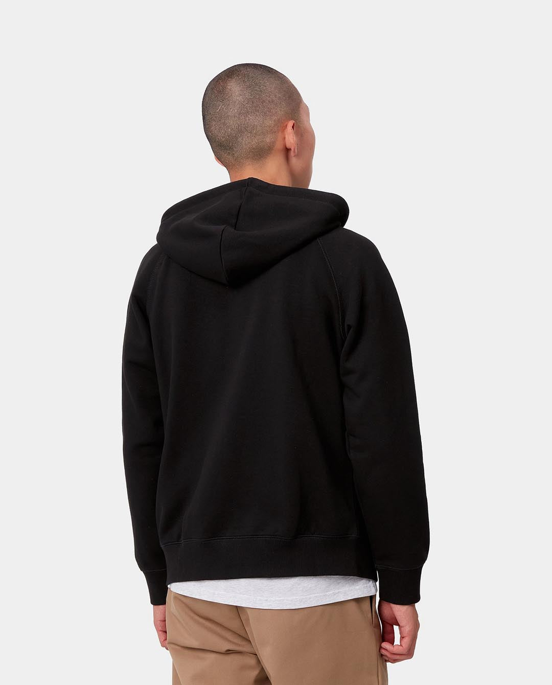 Carhartt WIP - Hooded Chase Jacket - Black Jackets Carhartt   