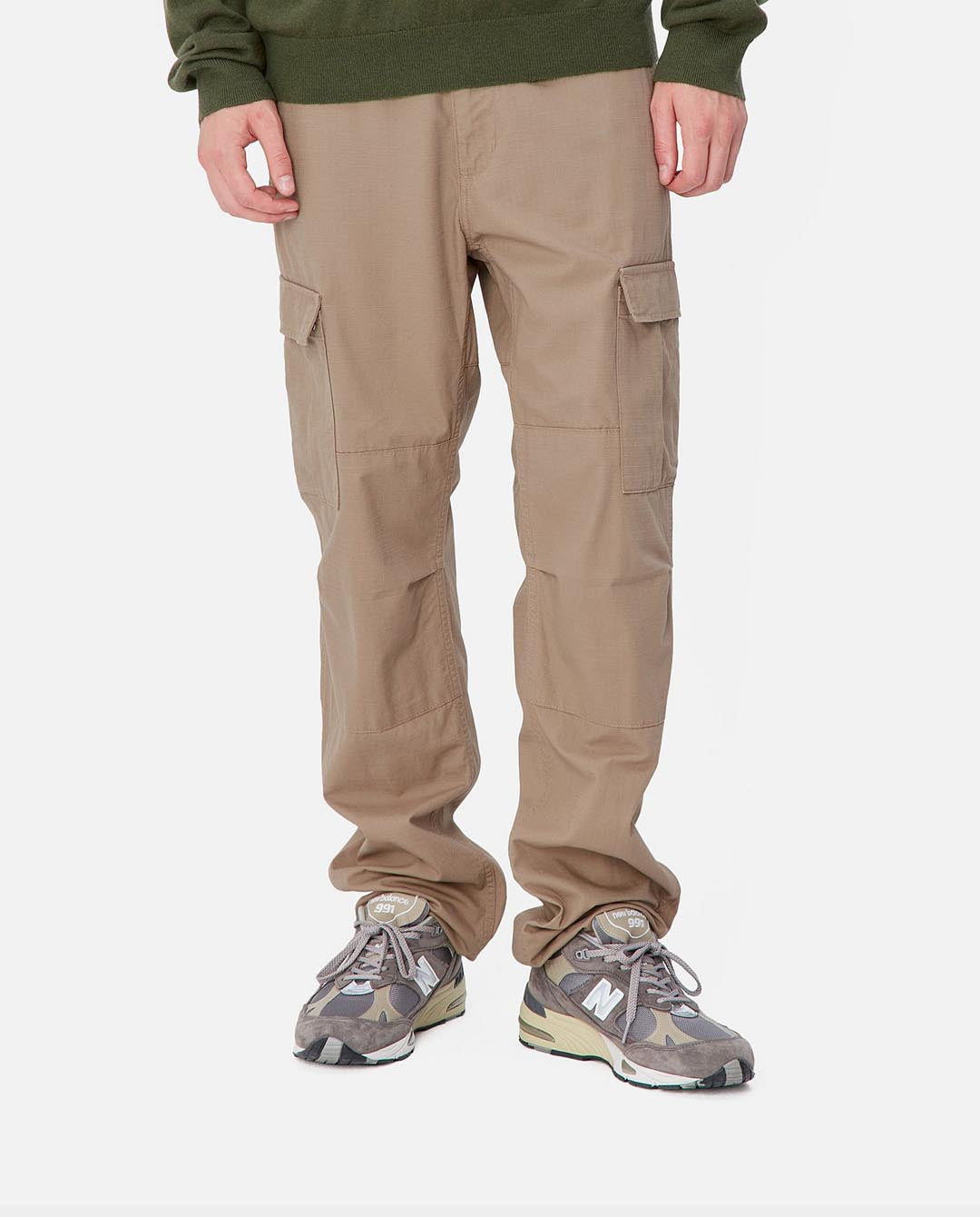 Carhartt WIP - Aviation Pant - Leather Rinsed Pants Carhartt   