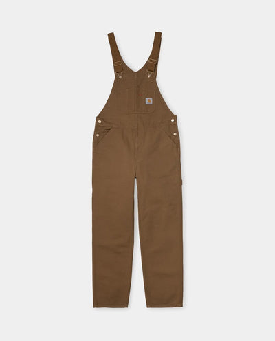 Carhartt WIP - Bib Overall - Hamilton Brown Rinsed Pants Carhartt   