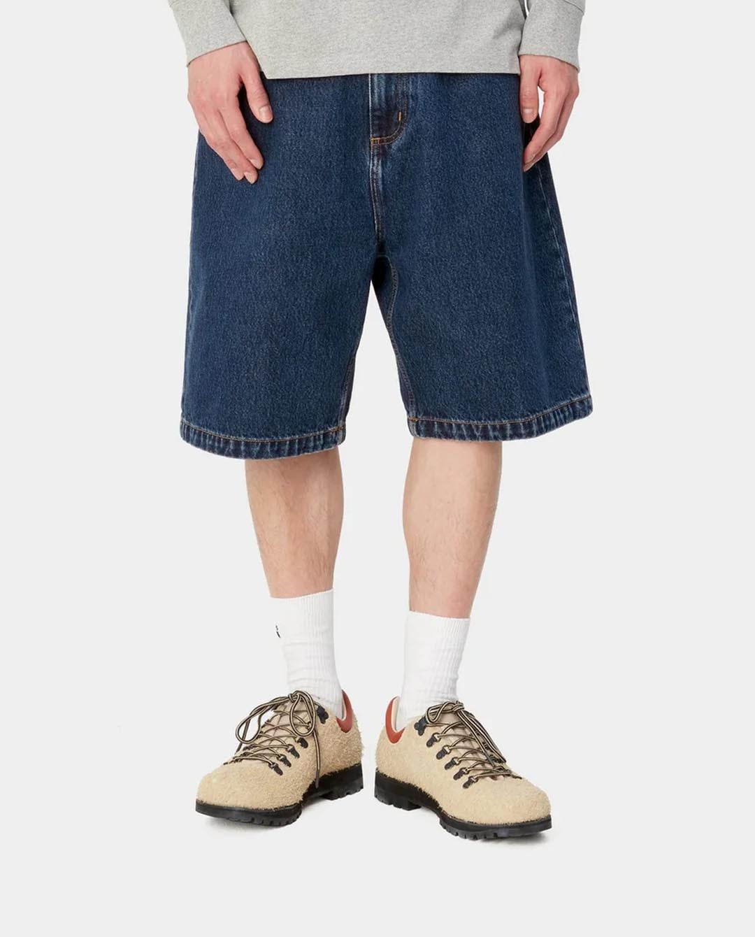 Carhartt WIP - Brandon Denim Short - Blue Stone Washed Shorts Carhartt   