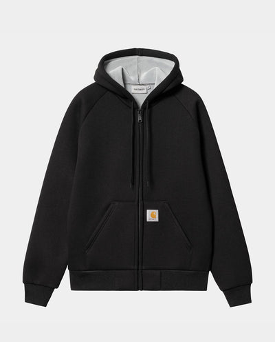 Carhartt WIP - Car-Lux Hooded Jacket - Black/Grey Jackets Carhartt   