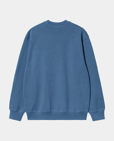 Carhartt WIP - Carhartt Sweat - Sorrent/White Crewneck Carhartt   