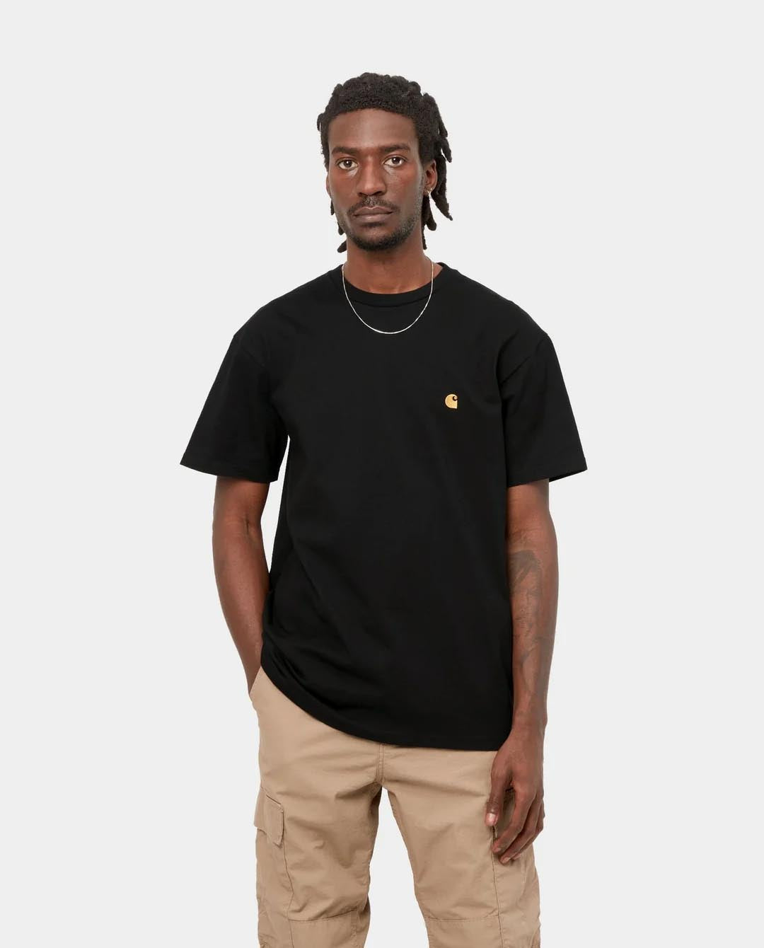 Carhartt WIP - Chase T-Shirt - Black T-Shirts Carhartt   