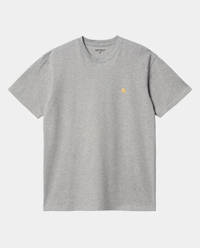Carhartt WIP - Chase T-Shirt - Grey/Gold T-Shirts Carhartt   