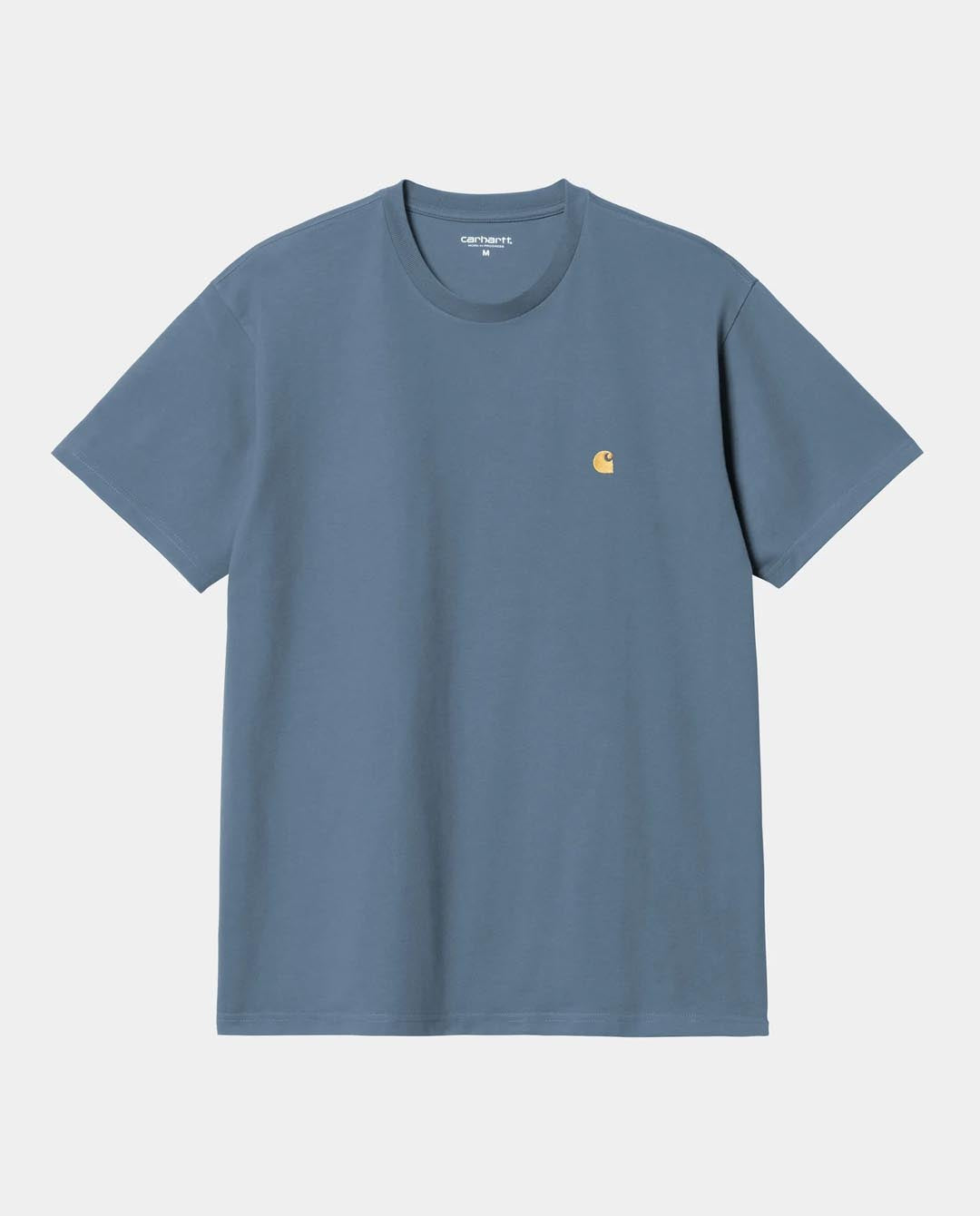 Carhartt WIP - Chase T-Shirt - Positano/Gold T-Shirts Carhartt   