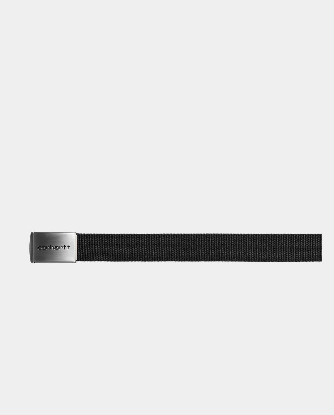 Carhartt WIP - Chrome Clip Belt - Black Belts Carhartt   