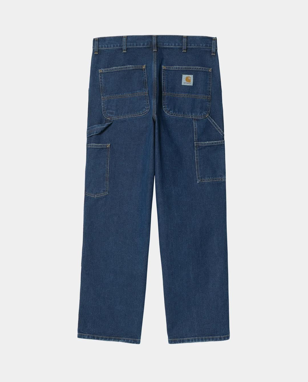 Carhartt WIP - Double Knee Pant - Blue Stone Washed Pants Carhartt   