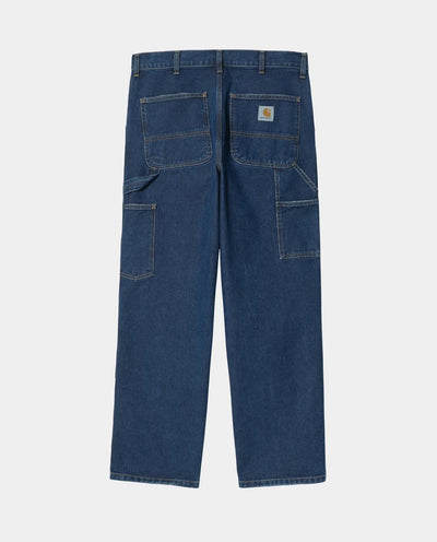 Carhartt WIP - Double Knee Pant - Blue Stone Washed Pants Carhartt   