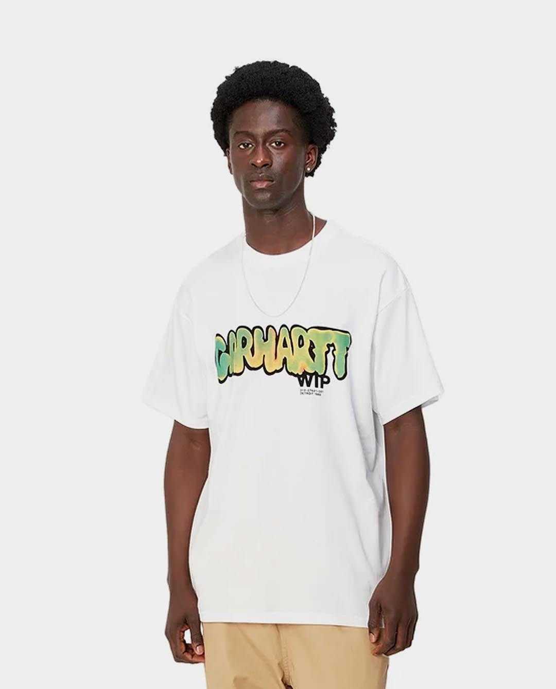 Carhartt WIP - Drip T-Shirt - White T-Shirts Carhartt   