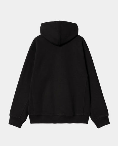 Carhartt WIP - Hooded American Script Jacket - Black Jackets Carhartt   