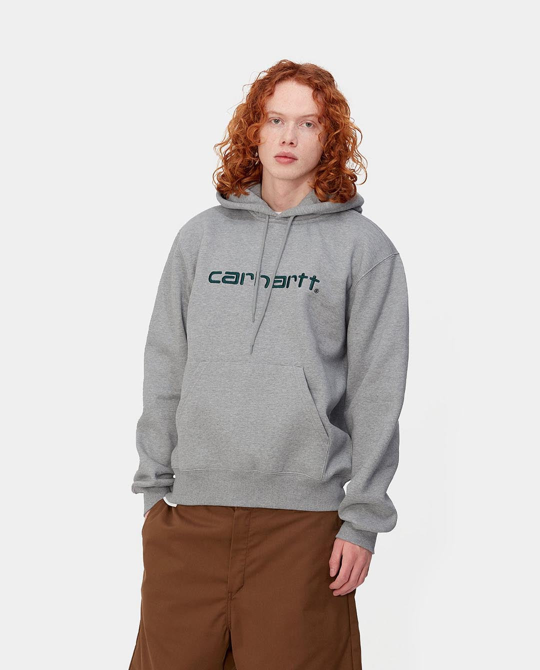 Carhartt WIP Hooded Carhartt Sweat FallenFront Afterpay