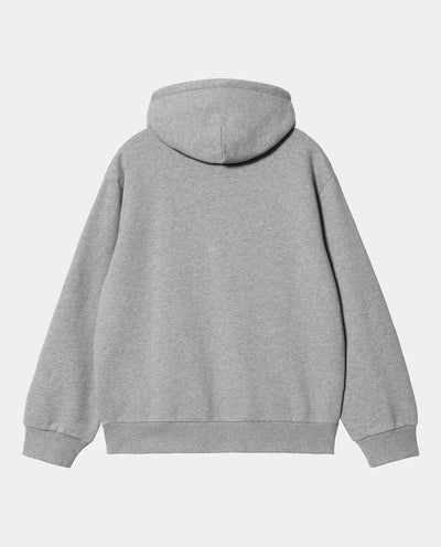 Carhartt WIP - Hooded Carhartt Sweat - Grey/Chervil Hoodies Carhartt   