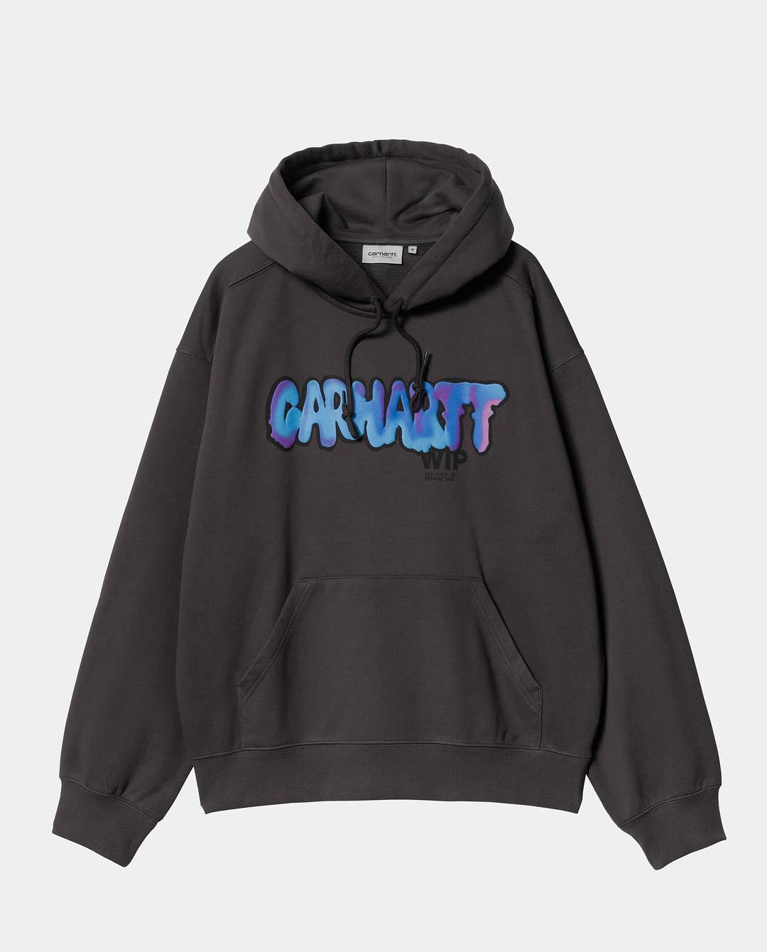 Carhartt WIP - Hooded Drip Sweat - Charcoal Hoodies Carhartt   