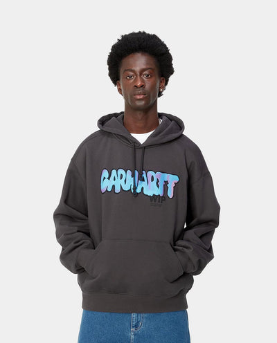 Carhartt WIP - Hooded Drip Sweat - Charcoal Hoodies Carhartt   